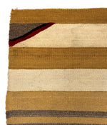 Navajo Single Saddle Blanket c. 1950s, 29" x 28.75"
