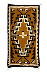 Navajo Two Grey Hills Rug c. 1940-50s, 59.5" x 31"