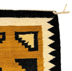 Navajo Two Grey Hills Rug c. 1940-50s, 59.5" x 31"