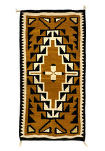 Navajo Two Grey Hills Rug c. 1940-50s, 59.5" x 31"