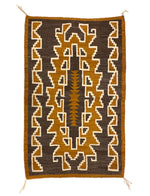 Navajo Two Grey Hills Rug c. 1940-50s, 60" x 38"