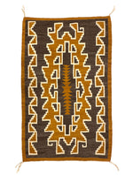 Navajo Two Grey Hills Rug c. 1940-50s, 60" x 38"