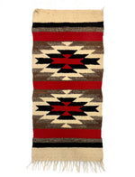 Navajo Gallup Throw c. 1980s, 33.5" x 16"