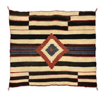 Navajo Child's Chief Blanket Variant c. 1900, 35.5" x 40"