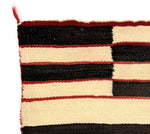 Navajo Child's Chief Blanket Variant c. 1900, 35.5" x 40"