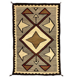 Navajo Crystal Rug c. 1920s, 93.5" x 57.5"