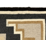 Navajo Two Grey Hills Rug c. 1960s, 45.5" x 25.5"