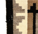 Navajo Two Grey Hills Rug c. 1970s, 41" x 25"