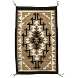 Navajo Two Grey Hills Rug c. 1970s, 41" x 25"