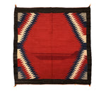 Navajo Single Saddle Blanket c. 1930s, 32" x 31.5"