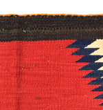 Navajo Single Saddle Blanket c. 1930s, 32" x 31.5"