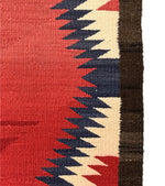Navajo Single Saddle Blanket c. 1930s, 32" x 31.5"
