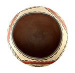 Zia Polychrome Jar with Rainbird Design c. 1920-30s, 10.75" x 16.5"