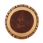 Quanita Kalestewa (b. 1932) - Pair of Zuni Polychrome Bowls c. 1950s, 1" x 2.75" (each)