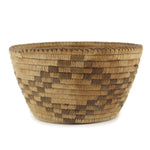 Pima Basket with Checkered Design c. 1920s, 3.25" x 6"