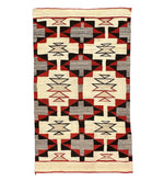 Navajo Ganado Rug  c. 1890s, 87" x 47.5"