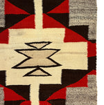 Navajo Ganado Rug  c. 1890s, 87" x 47.5"