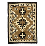 Navajo Two Grey Hills Rug c. 1920-30s, 58.5" x 43"