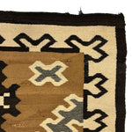 Navajo Two Grey Hills Rug c. 1920-30s, 58.5" x 43"