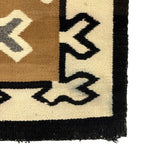 Navajo Two Grey Hills Rug c. 1920-30s, 58.5" x 43"