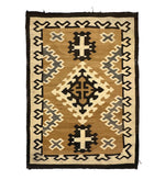 Navajo Two Grey Hills Rug c. 1920-30s, 58.5" x 43"