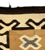Navajo Two Grey Hills Rug c. 1920-30s, 58.5" x 43"
