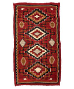 Navajo Red Mesa Rug c. 1910s, 99" x 54.5"