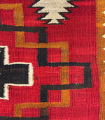 Navajo Red Mesa Rug c. 1910s, 99" x 54.5"