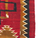 Navajo Red Mesa Rug c. 1910s, 99" x 54.5"