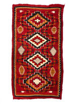 Navajo Red Mesa Rug c. 1910s, 99" x 54.5"