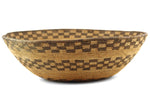 Yavapai Basket with Checkered Design c. 1900, 4.5" x 13.5"
