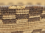 Yavapai Basket with Checkered Design c. 1900, 4.5" x 13.5"