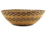 Yavapai Basket with Checkered Design c. 1900, 4.5" x 13.5"