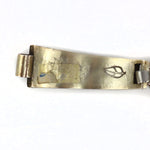 John Coochyumptewa (b. 1950) - Hopi - Silver Overlay Watchband c. 1973, 4.5" length