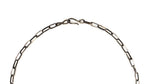 Wayne and Emory Sekaquaptewa Shop - Hopicrafts Silver Overlay Necklace with Kachina Design and Handmade Chain c. 1960s, 22" length