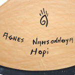 Agnes Nasonhoya Setalla (b. 1956) - Hopi Polychrome Parrot Pictorial Plate c. 1990s, 11" diameter plate
