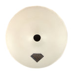 Preston Duwyenie (b. 1951) - Hopi Seed Jar with Silver "Shifting Sands" Medallion Inlay c. 1990s, 3" x 6.5"