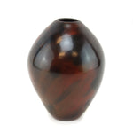 Alice Cling (b. 1946) - Navajo Redware Vase with Fire Clouds c. 1990s, 5.25" x 4.5"