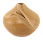 Iris Youvella Nampeyo (1944-2018) - Hopi Vase with Carved Corn Design c. 1990s, 3" x 3.5"