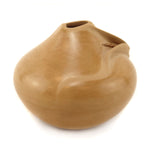 Iris Youvella Nampeyo (1944-2018) - Hopi Vase with Carved Corn Design c. 1990s, 3" x 3.5"