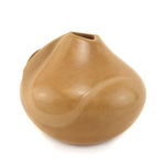 Iris Youvella Nampeyo (1944-2018) - Hopi Vase with Carved Corn Design c. 1990s, 3" x 3.5"
