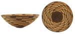 Pima Basket with Geometric Design c. 1900, 5.75" x 16"