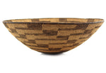 Pima Basket with Geometric Design c. 1900, 5.75" x 16"
