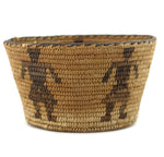 Pima Basket with Human Figures c. 1890-1900, 3.25" x 5.5"