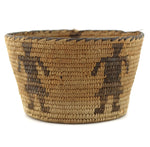 Pima Basket with Human Figures c. 1890-1900, 3.25" x 5.5"
