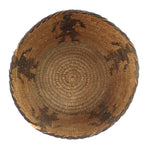 Pima Basket with Human Figures c. 1890-1900, 3.25" x 5.5"