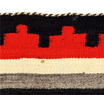 Navajo Ganado Rug with Crosses c. 1900, 74" x 53"