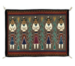 Navajo Yei Pictorial Rug c. 1970-80s, 33.5" x 45"