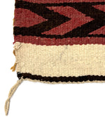 Navajo Double Saddle Blanket c. 1890s, 52.5" x 28.5"