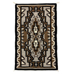 Navajo Two Grey Hills Rug c. 1980s, 31" x 19.5"
